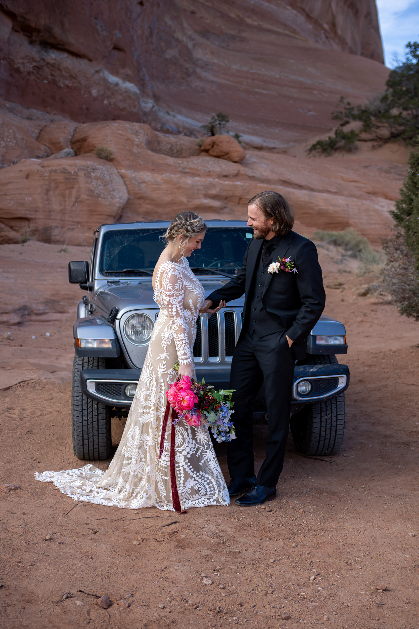 looking each other over for first look