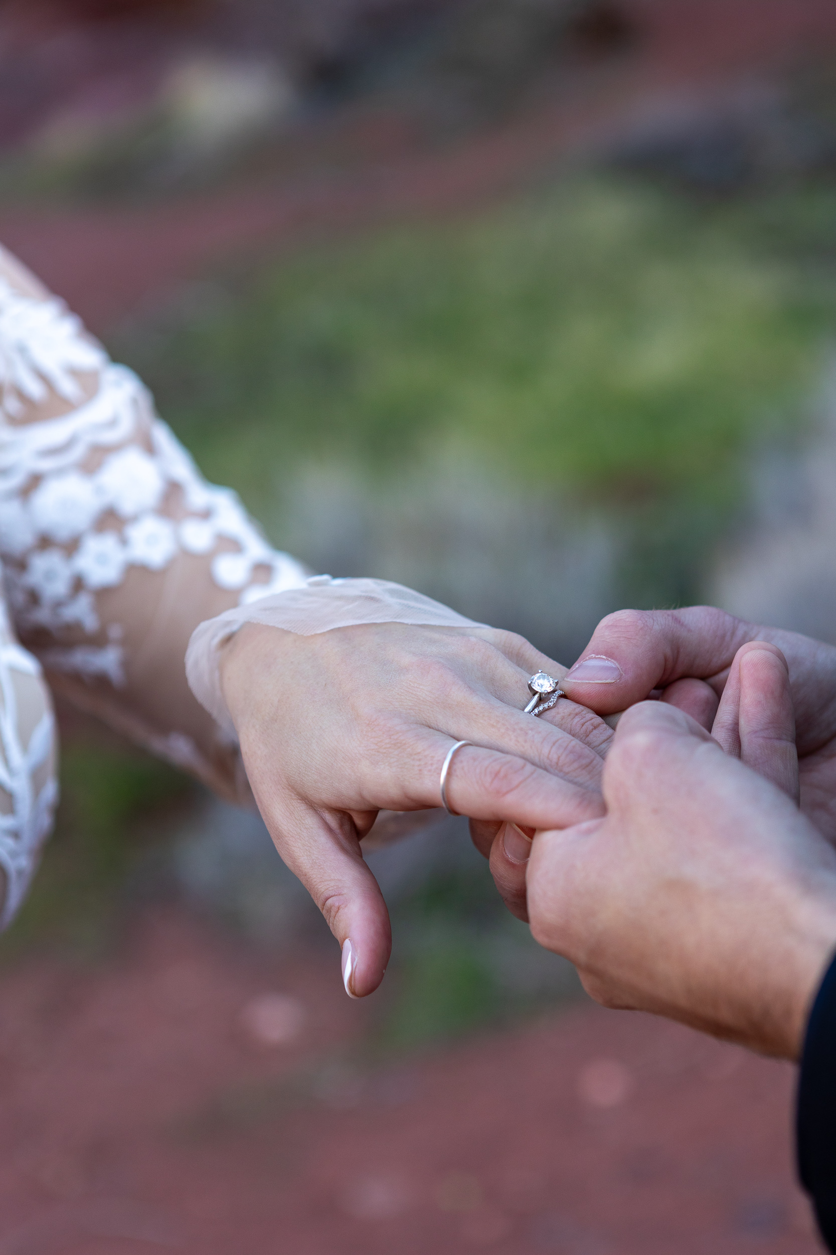 ring exchange, her ring